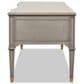 Hearth and Haven Dauphin Executive Desk in Grey and Gold, , large