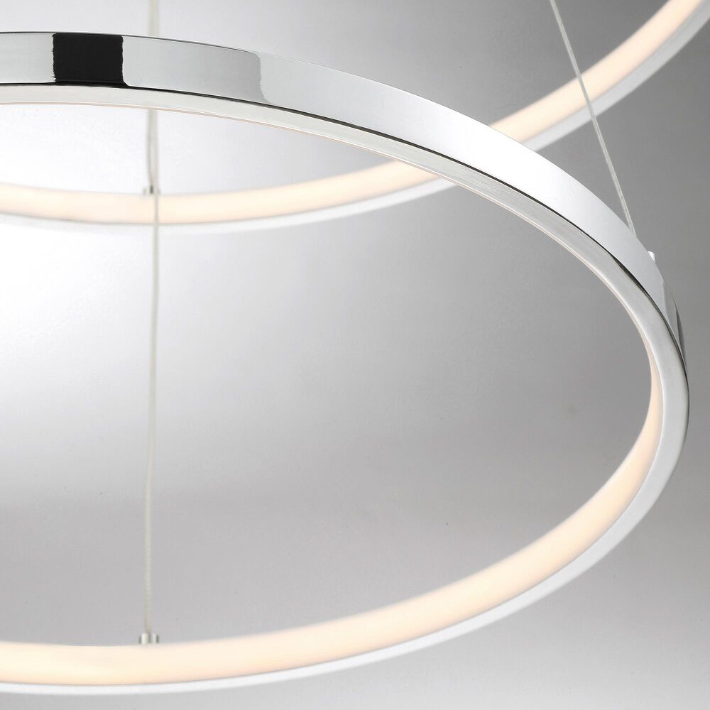Lite Source Rimmy LED Pendant Ceiling Light in Chrome, , large