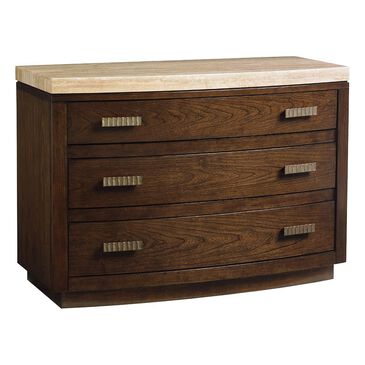 Lexington Furniture Laurel Canyon Chest in Medium Brown and Silver, , large