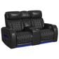 Mayberry Hill Prime Time Power Reclining Loveseat in Jett Black, , large