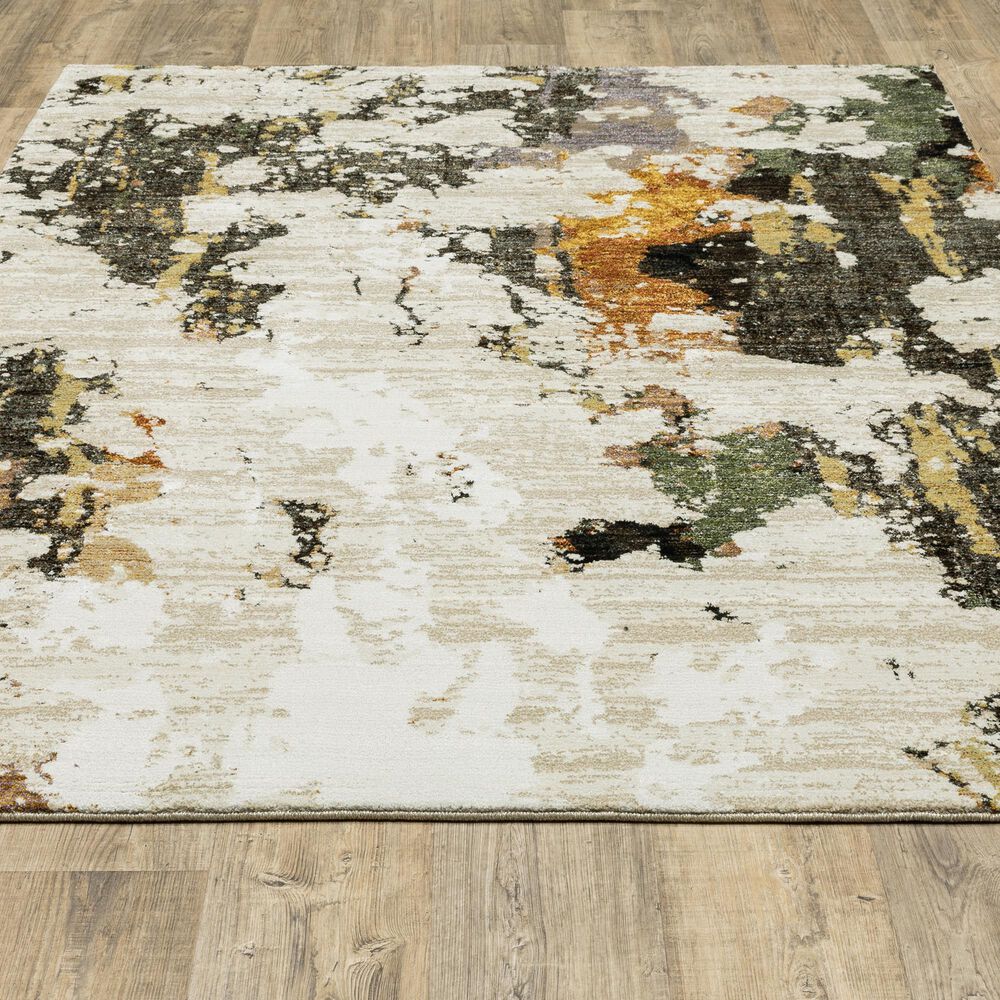 Oriental Weavers Evolution Beige 5&#39;3&quot; x 7&#39;3&quot; Area Rug, , large