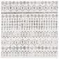 Safavieh Tulum TUL240A 6"7" Square Ivory and Grey Area Rug, , large