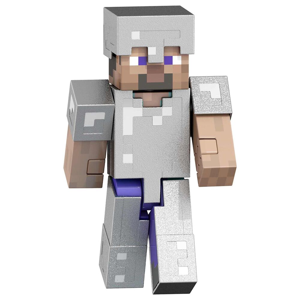 Mattel Minecraft Diamond Level Steve Action Figure, , large