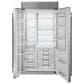 Sub Zero 24.8 Cu. Ft. Classic Side-By-Side Refrigerator with Pro Handle in Stainless Steel, , large