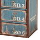 Baxton Studio Alba 5-Drawer Accent Storage Cabinet in Blue, , large
