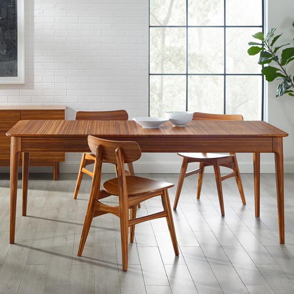 Natural Bamboo Furnishings Erikka Dining Table in Amber, , large