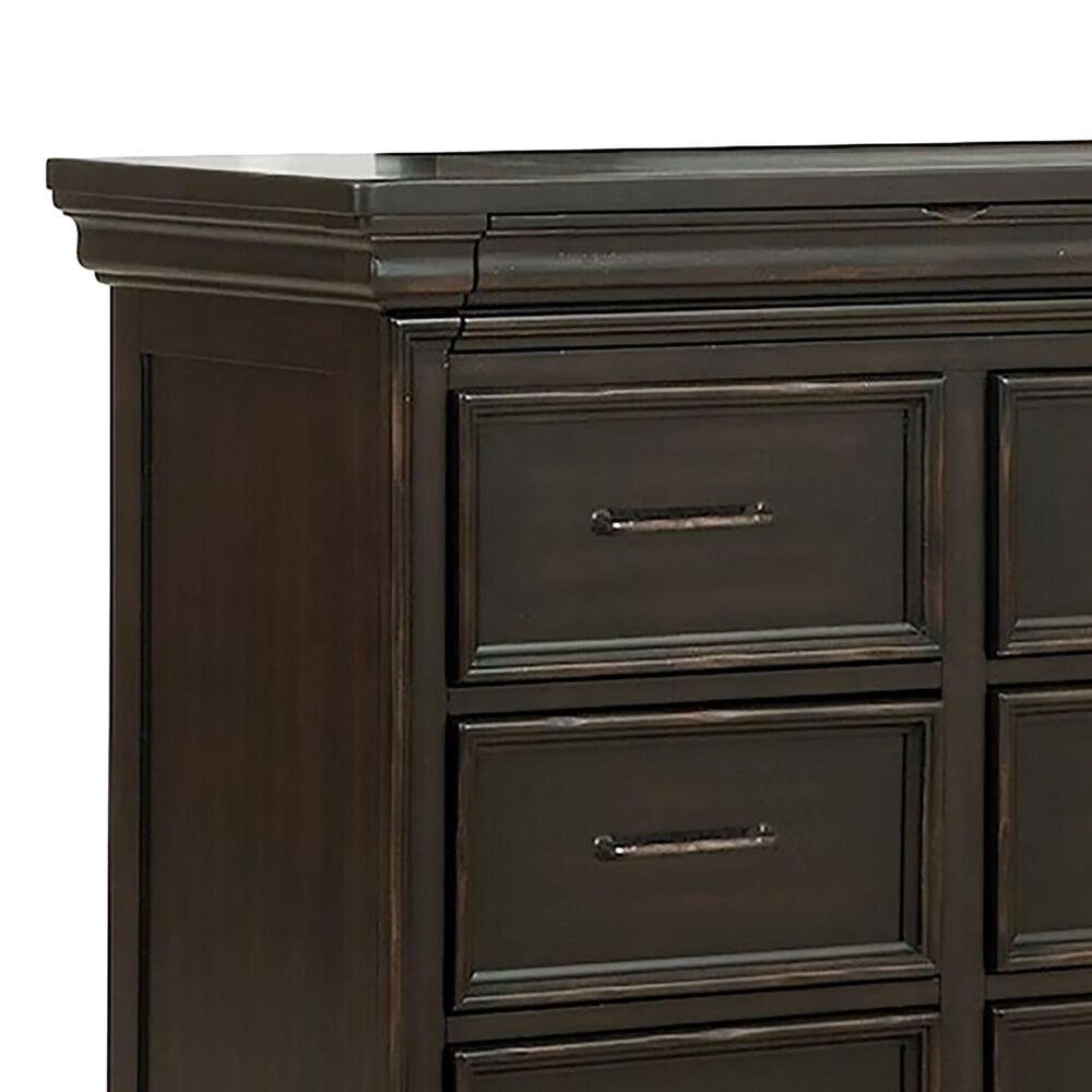 Chapel Hill Caldwell 3-Piece Queen Bedroom Set in Deep Brown, , large