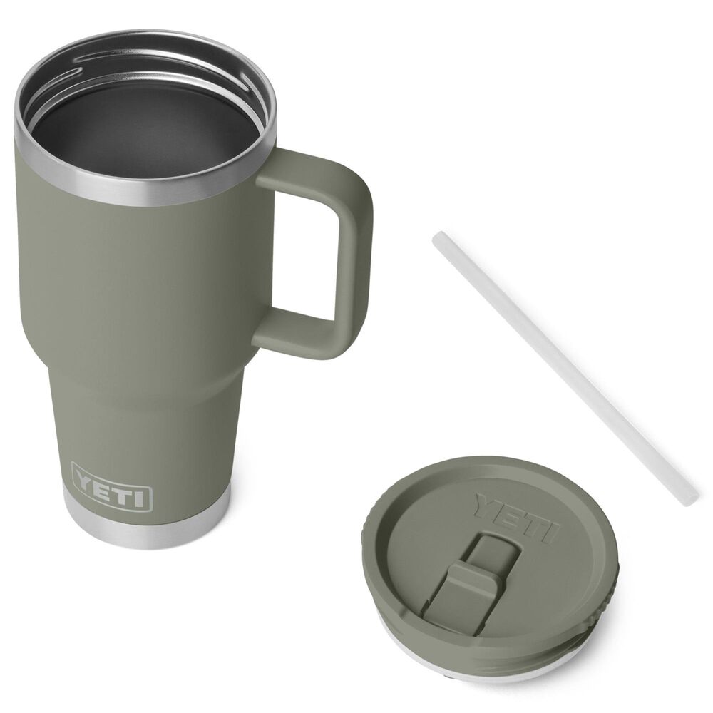 YETI Rambler 30 Oz Travel Straw Mug in Pampa Green, , large