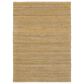 L&R Resources Natural Fiber Green 10" x 14" Area Rug, , large