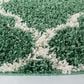 Safavieh Venus Shag 6"7" Round Green and Ivory Area Rug, , large