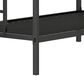 Hearth and Haven Adam Twin over Twin Bunk Bed in Black, , large