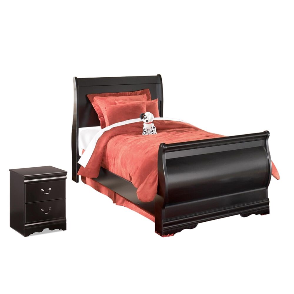 Ashley Huey Vineyard 2 Piece Twin Bedroom Set in Black, , large