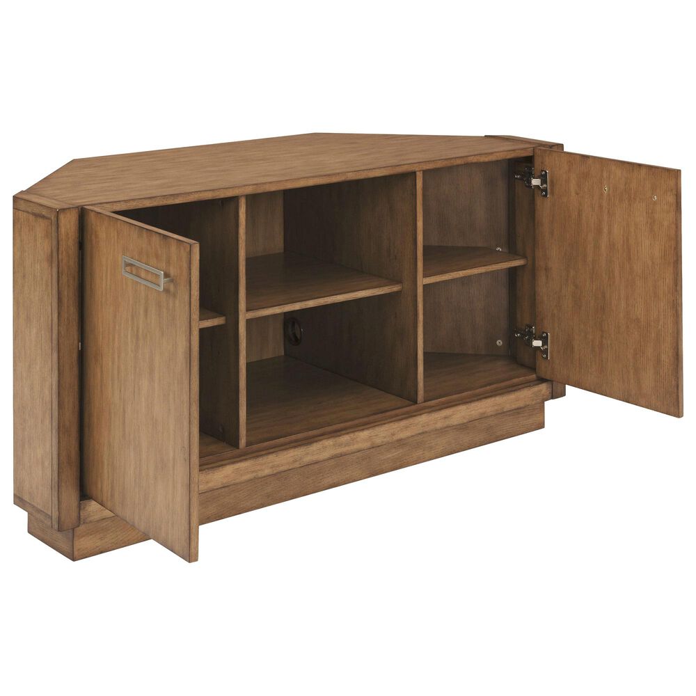 Homestyles Big Sur 54&quot; Corner Entertainment Center in Oak, , large
