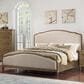Golden Wave Furniture Interlude Queen Upholstered Bed in Sandstone Buff, , large