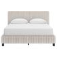 Ashley Zuraleus 4-Piece Queen Upholstered Platform Bedroom Set in Matte White, , large