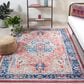 Safavieh Riviera 4"5" x 6"5" Navy and Red Area Rug, , large