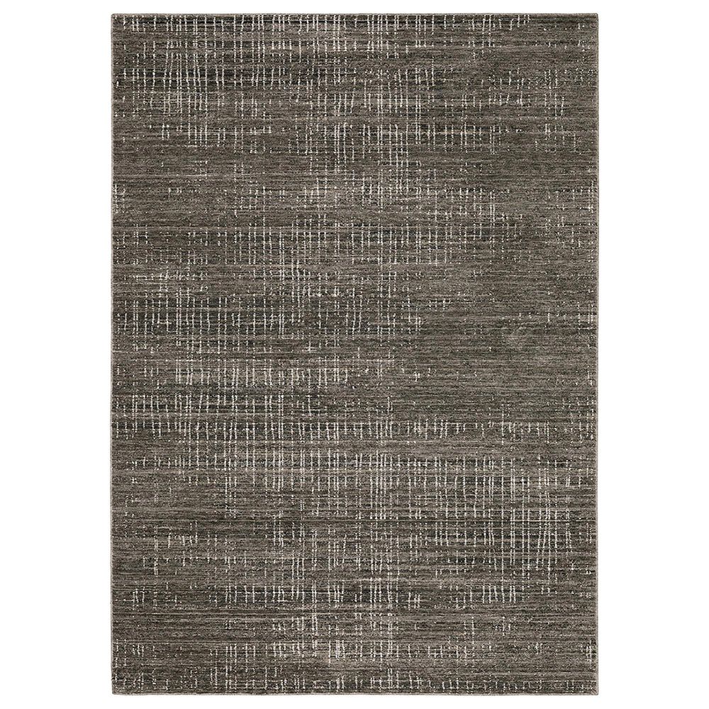 Oriental Weavers Nebulous Tweed 2"3" x 7"6" Charcoal Runner, , large