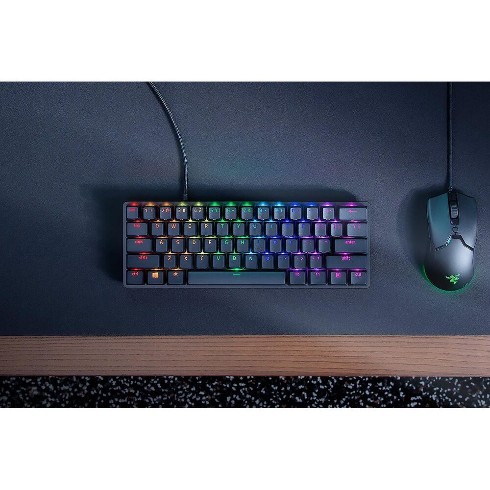 Razer Huntsman Mini Gaming Keyboard with Chroma RGB Backlighting in Black, , large