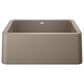 Blanco Ikon 27" Apron Single Bowl Farmhouse Sink in Truffle, , large