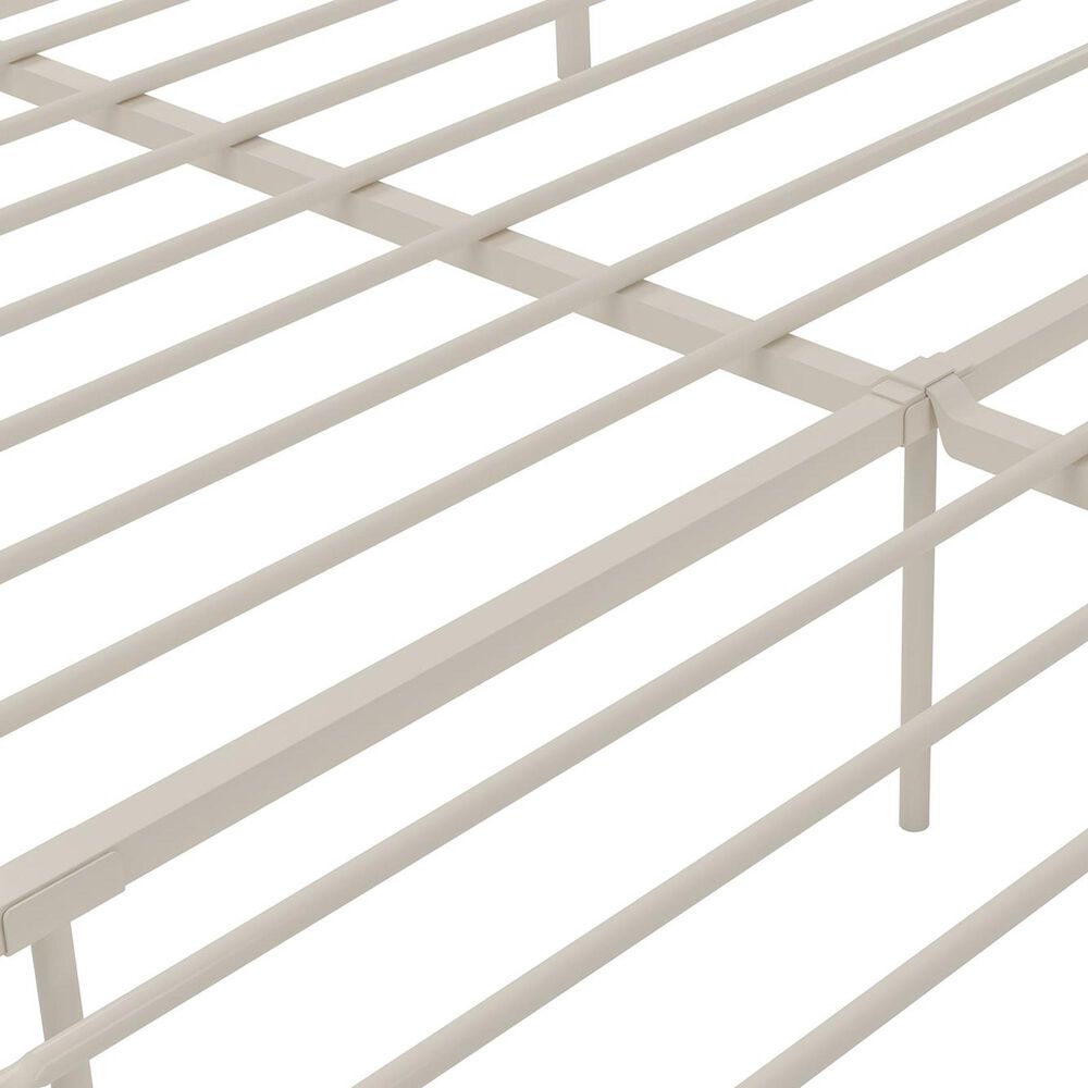 Novogratz Marion King Canopy Bed in White NFM