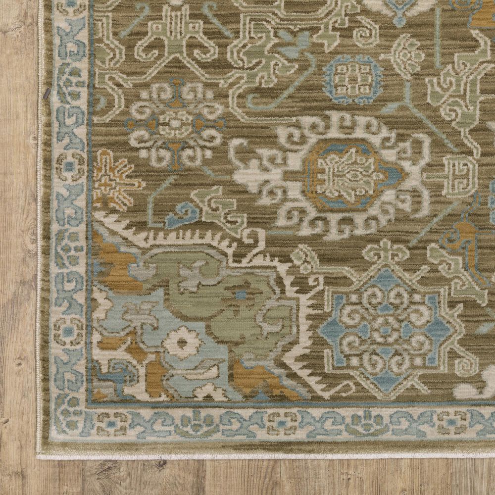 Oriental Weavers Maeve MAE13 Brown and Blue 6&#39;7&quot; x 9&#39;6&quot; Area Rug, , large