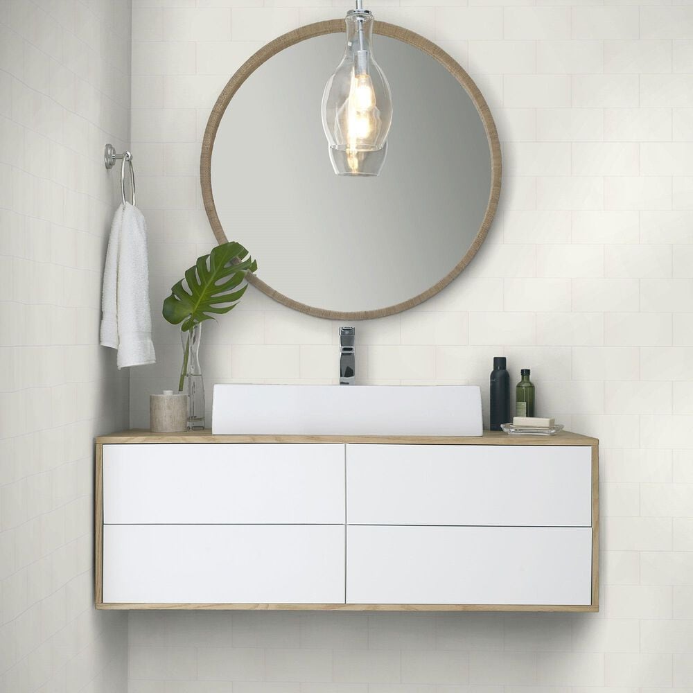 Shaw Coastal Prospect Ivory 3&quot; x 6&quot; Matte Ceramic Tile, , large