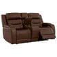 Ashley Knightington Power Reclining Loveseat in Brown, , large