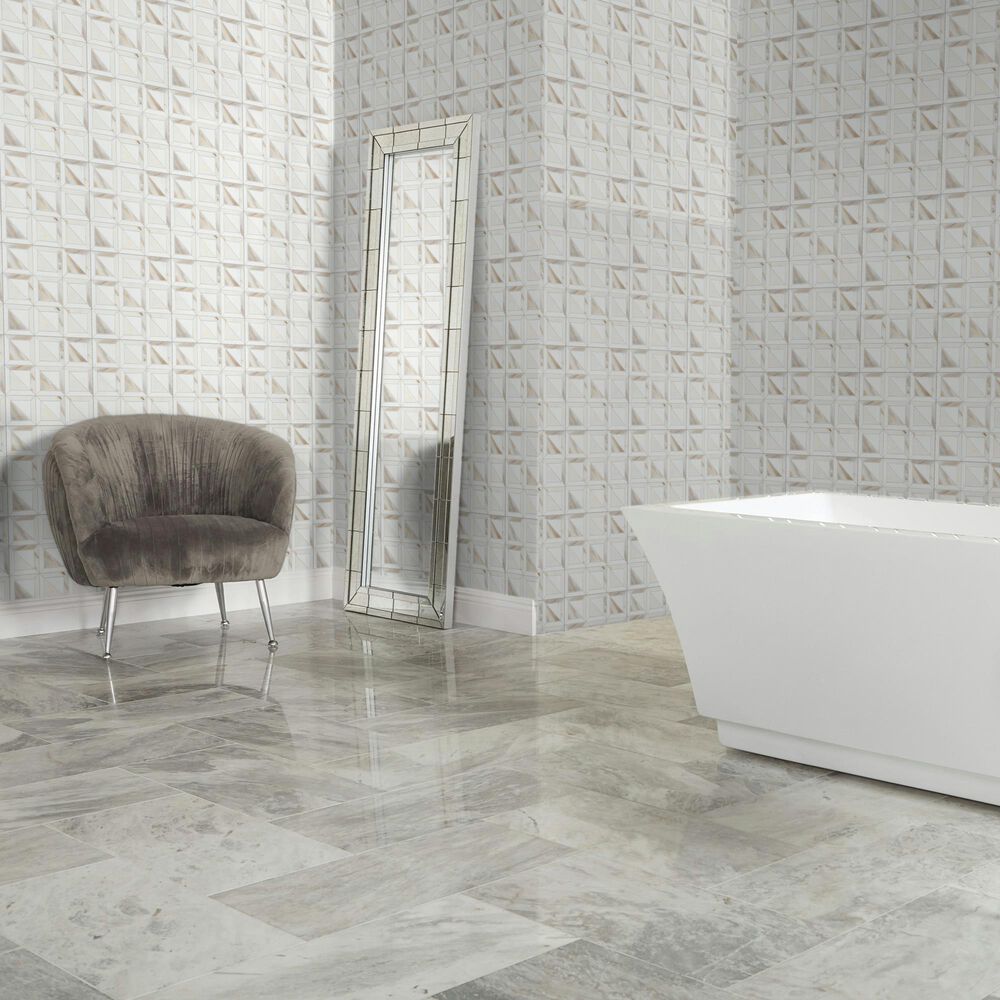 Dal-Tile Gamma Bella Blend 12&#39;&#39; X 12&#39;&#39; WINDOW Natural Stone Mosaic Sheet, , large