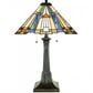 Quoizel Inglenook 2 Light Tiffany Table Lamp in Valiant Bronze, , large