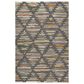 Dalyn Rug Company Kenner Charcoal 10" x 14" Area Rug, , large