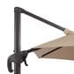 Furniture of America Zora 10" LED Bulb Double Top Octagon Patio Umbrella with Base in Beige, , large