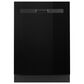 Whirlpool 24" Pocket Handle Dishwasher in Black, , large