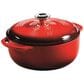 Lodge 4.5 Quart Enameled Dutch Oven in Red, , large