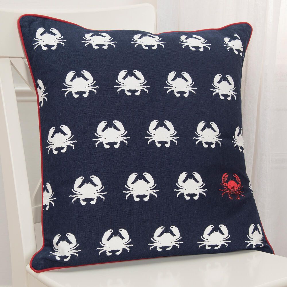 Rizzy Home Animal 20" Down Filled Pillow in Navy, , large