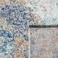 Safavieh Aston ASN710 5"3" x 7"7" Navy and Gold Area Rug, , large