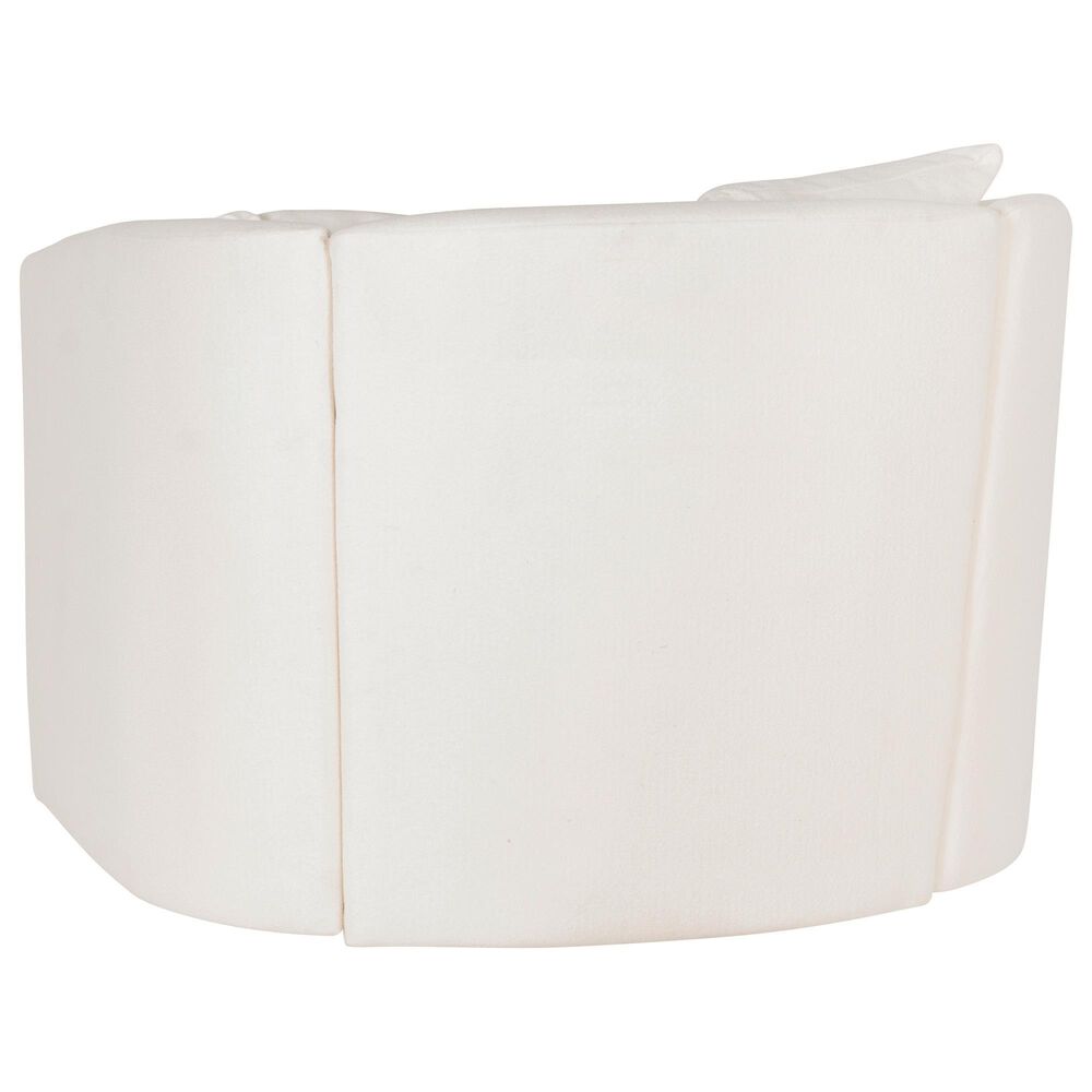 Linon Home Decor Rory Swivel Accent Chair in Off White, , large