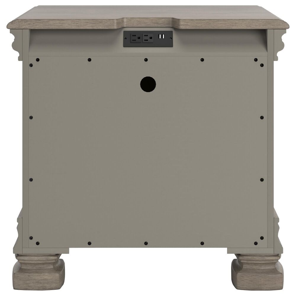 Millenium Lexorne 3-Drawer Nightstand in Light Gray, , large