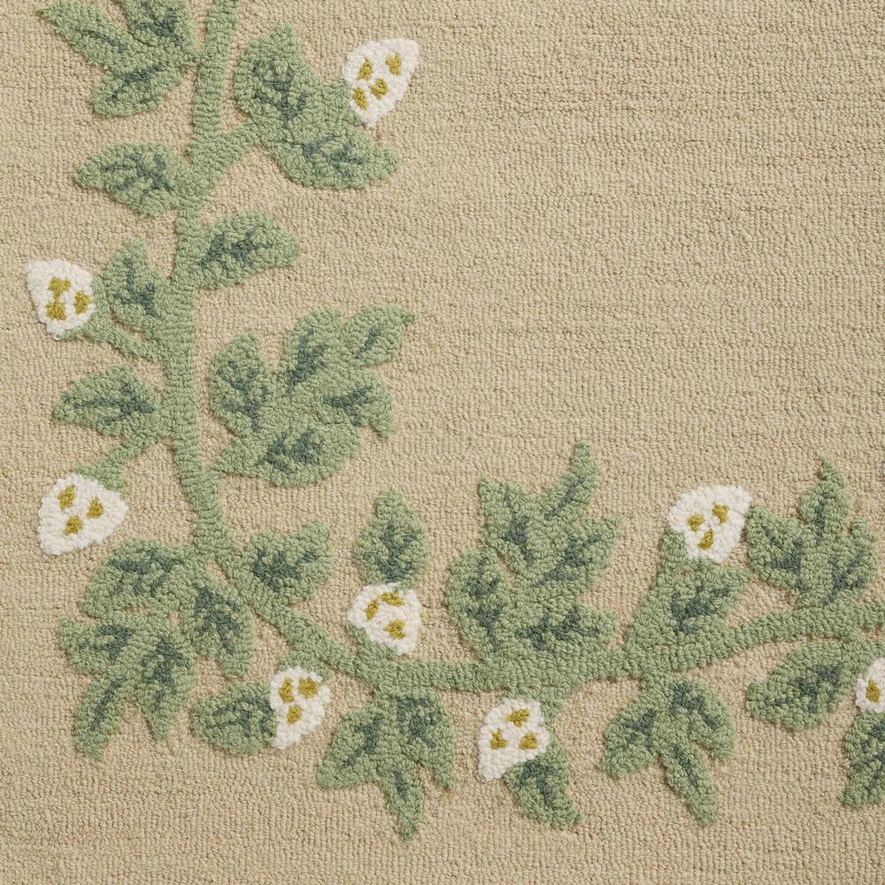 Rifle Paper Co. x Loloi Highgrove Nature Cream 5&#39; x 7&#39;6&quot; Area Rug, , large