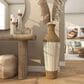 Maple and Jade 40" Handmade Decorative Vase in White, Natural Brown and Cream, , large