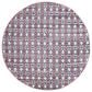 Safavieh Montauk 4" Round Coral and Multicolor Area Rug, , large