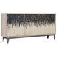 Hooker Furniture 3-Door TV Console in White and Grey, , large