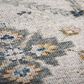 RIZZY Centra Gray and Blue 3" x 10" Runner, , large