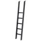 Wycliff Bay Willow Lane 94" Bookcase with Ladder in Ebony Black and Natural Oak, , large