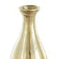 Maple and Jade 2-Piece Decorative Vase Set with Wavy Accents and Textured Ridges in Shiny Gold, , large
