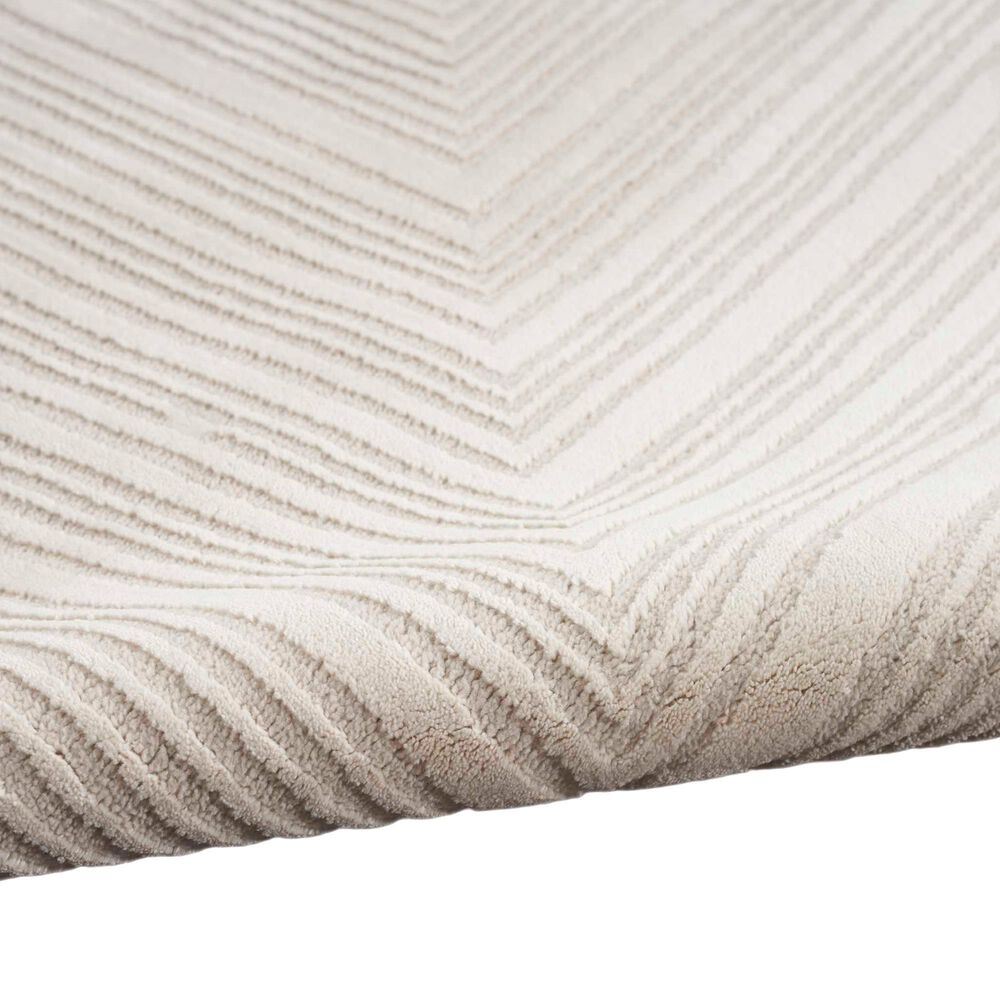 Nourison Irradiant 5&#39;3&quot; x 7&#39;3&quot; Ivory Area Rug, , large