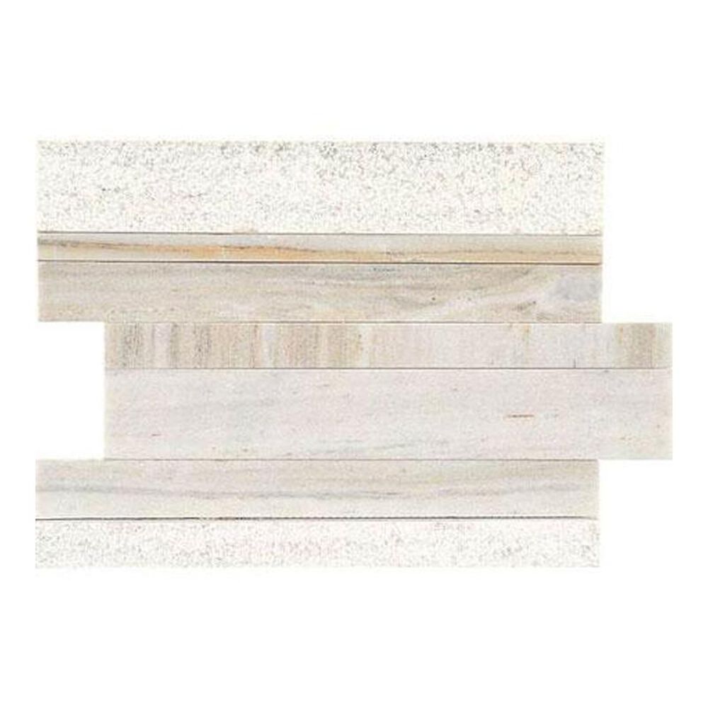 Marazzi Haven Point Open Horizon 9" x 12" Natural Stone Modern Stack Mosaic Sheet, , large