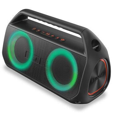 Ion Uber Boom Ultra Bluetooth Boombox Portable Speaker with Lights in Black, , large