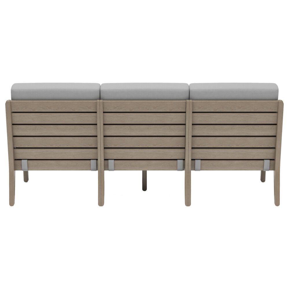 Homestyles Sustain 4-Piece Patio Conversation Set with Coffee Table in Stain Brown, , large