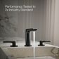 Kohler Avid Widespread Bathroom Sink Faucet in Matte Black, , large