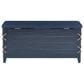 Linon Home Decor Brosnan Rope Cedar Chest in Blue, , large